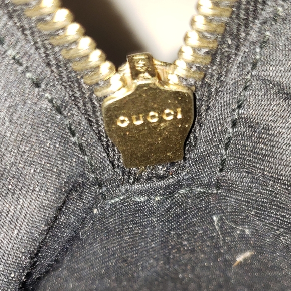 Gucci black monogram horsebit striped purse - Picture 15 of 16